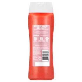 Suave bottle beside a hand to show 18 fl oz size and scale