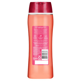 Ingredients label on Suave Wild Cherry Blossom bottle showing glycerin and vitamin E