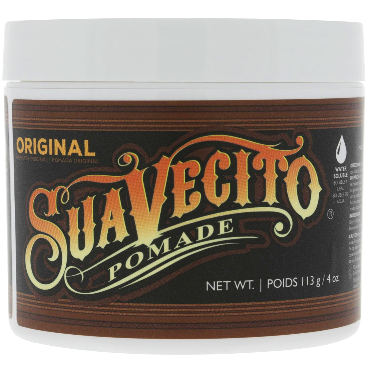 Suavecito in bathroom grooming setting showing everyday styling benefit