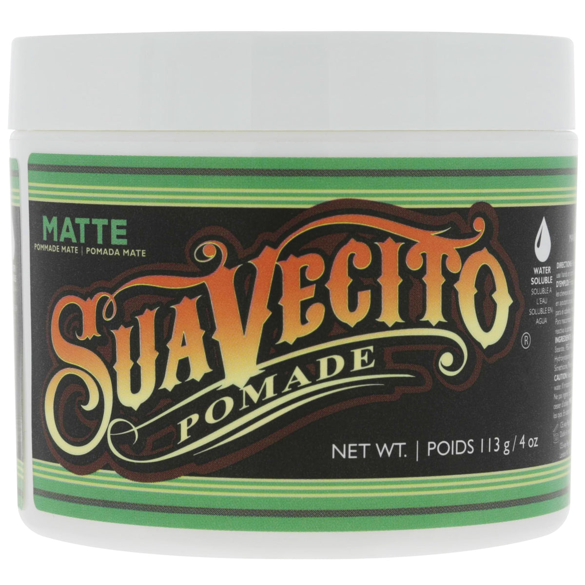 Suavecito three-pack tins arranged to show value pack and ready supply advantage
