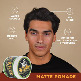 suavecito on bathroom counter styled scene showing everyday use and fresh scent benefit