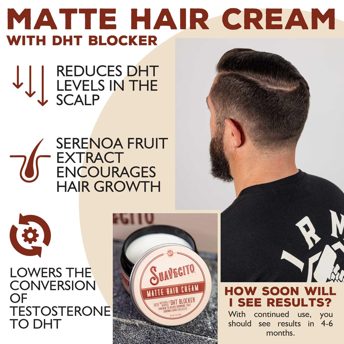 Suavecito product label and ingredient list for transparency and trust