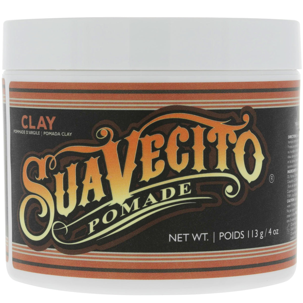 Suavecito size comparison next to everyday objects indicating travel-friendly 4 oz jars
