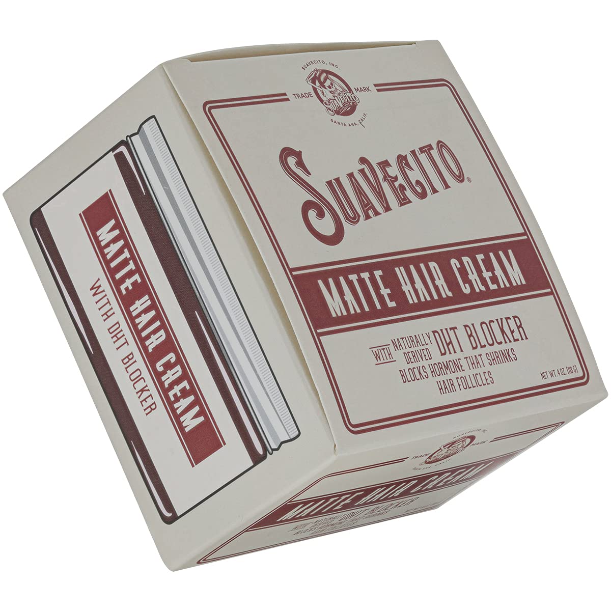 Suavecito styling routine on bathroom vanity showing everyday use