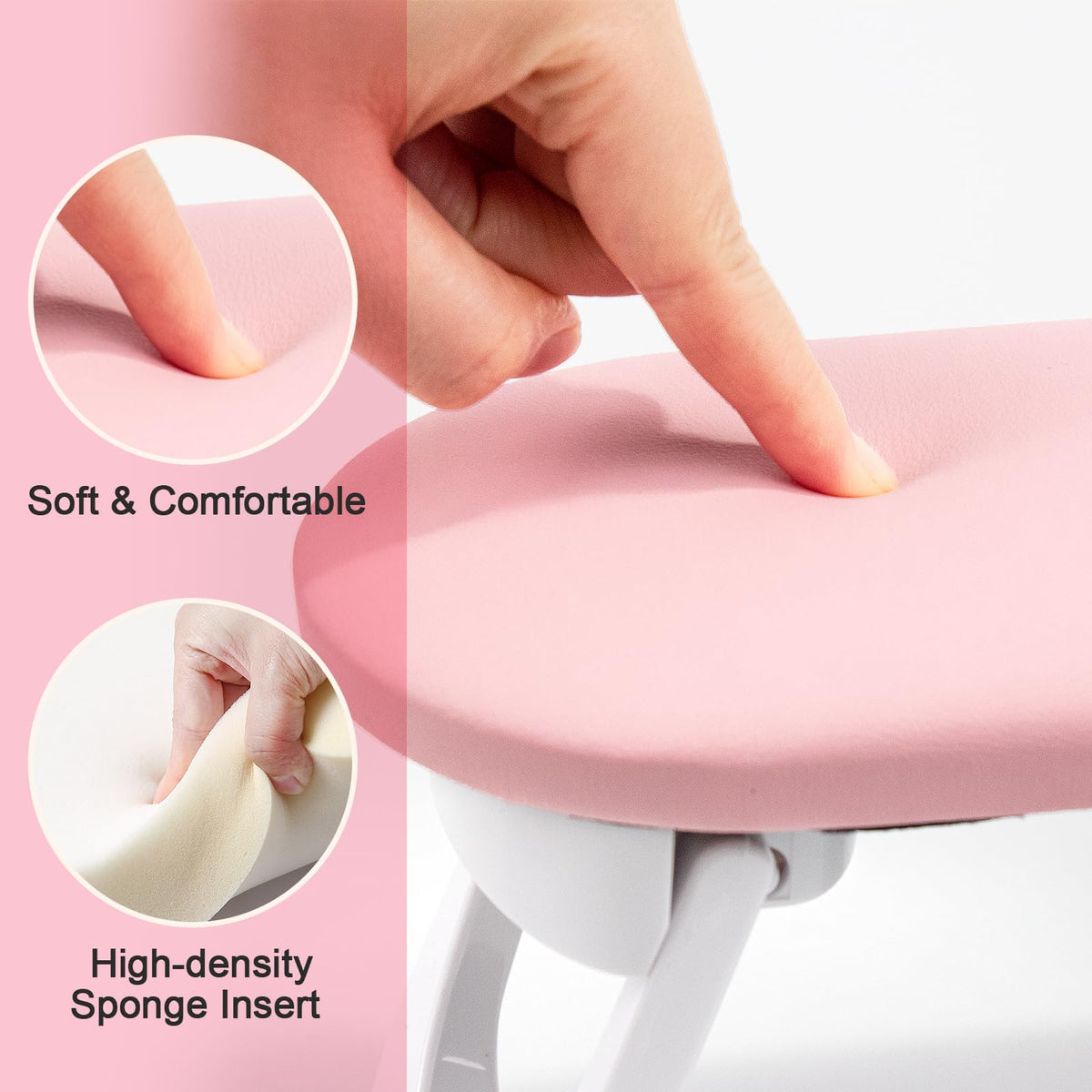 SUBAY base view with dimensions showing roomy bottom for small nail lamps