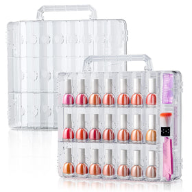 SUBAY clear front view showing organized bottles for quick selection