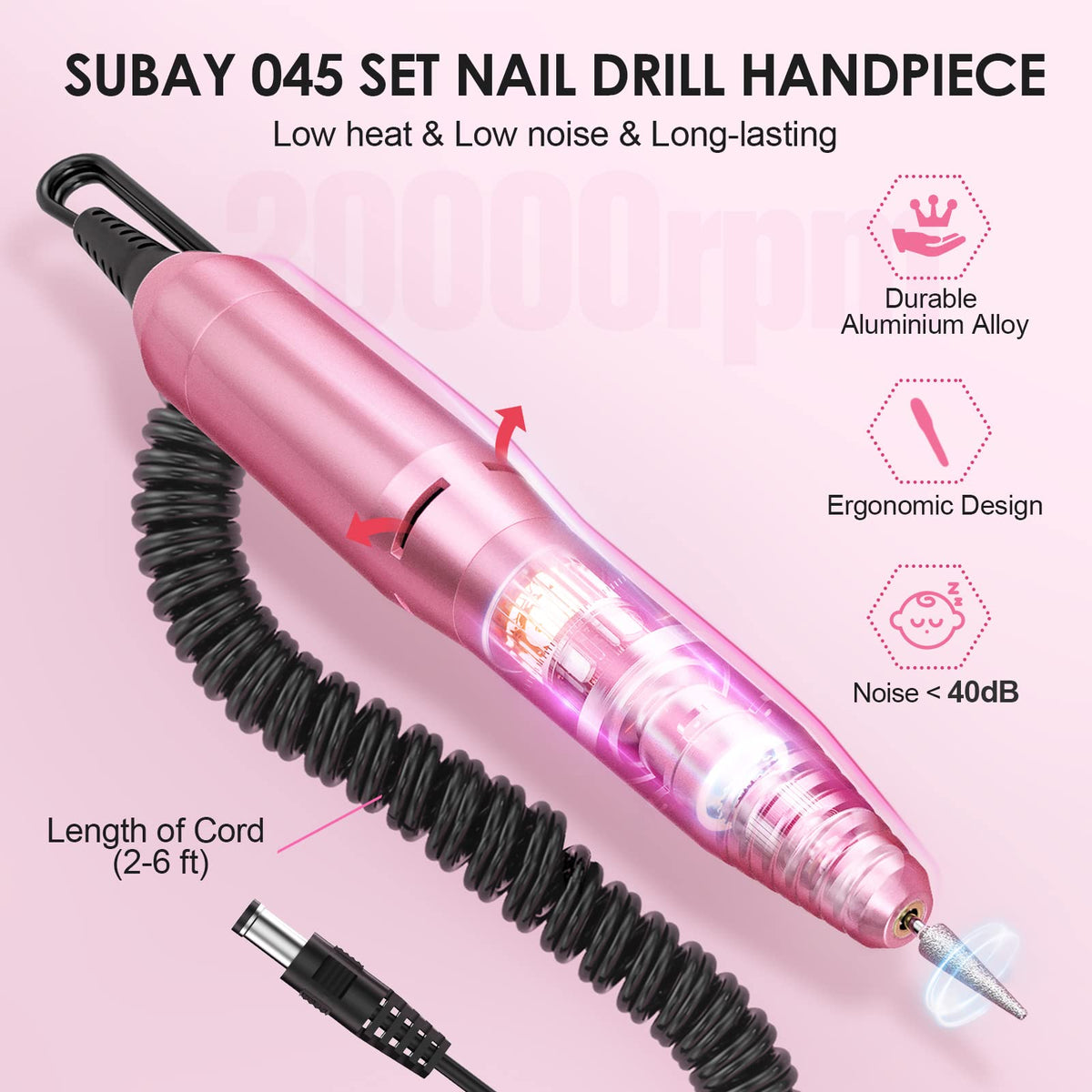 SUBAY in use manicure demonstration showing precise filing benefit