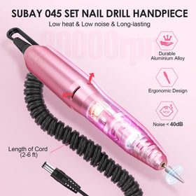 SUBAY in use manicure demonstration showing precise filing benefit