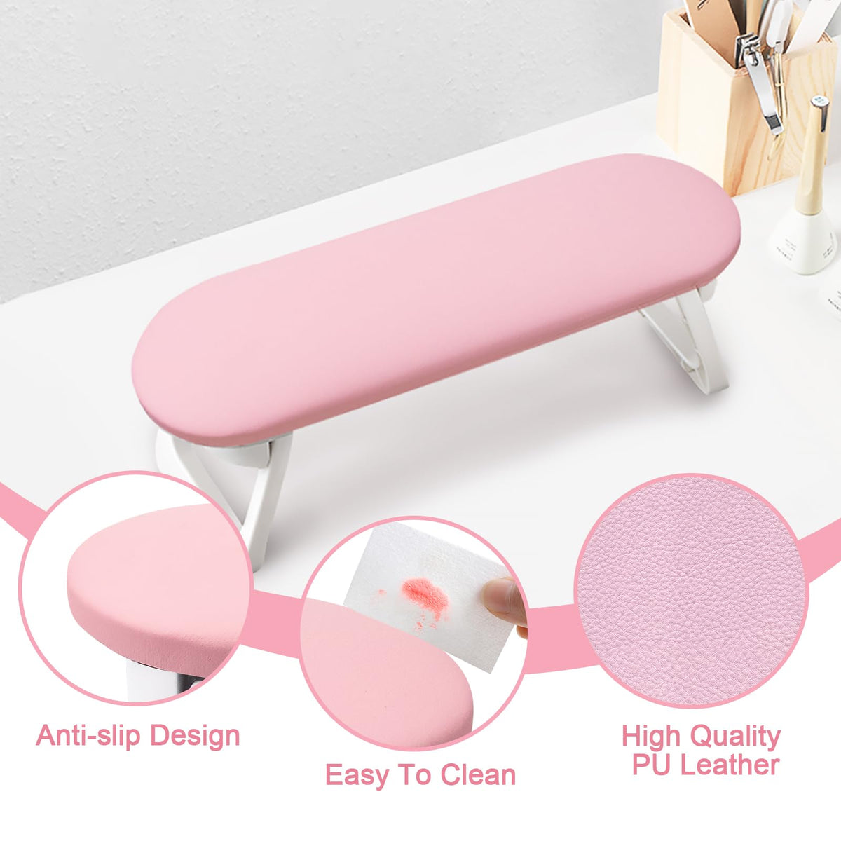 SUBAY in-use with nail technician showing steady support and improved posture