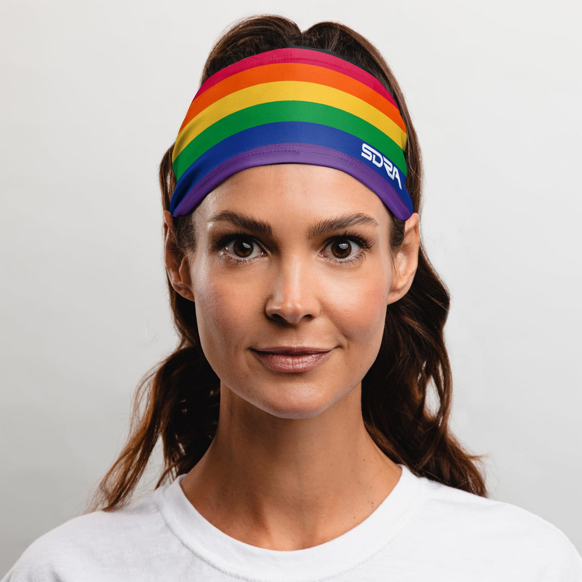 Suddora headband worn by runner showing sweat control and focus benefit