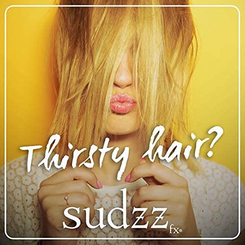 SUDZZFX shampoo lather in sink demonstrating moisturizing cleansing benefit