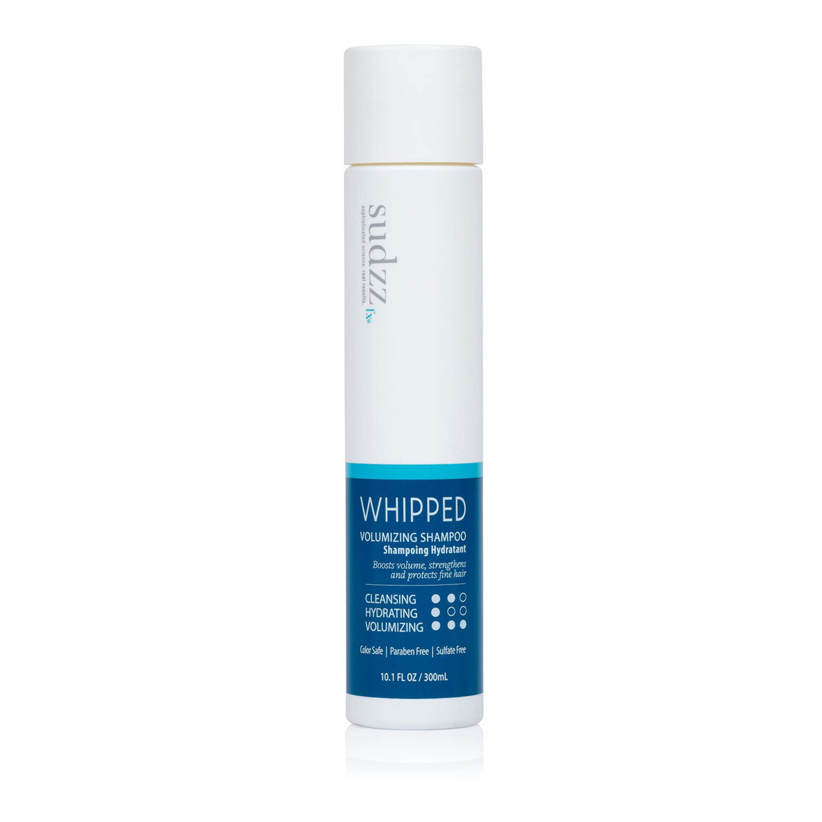 SUDZZFX front bottle showing label and volume benefit for fuller hair