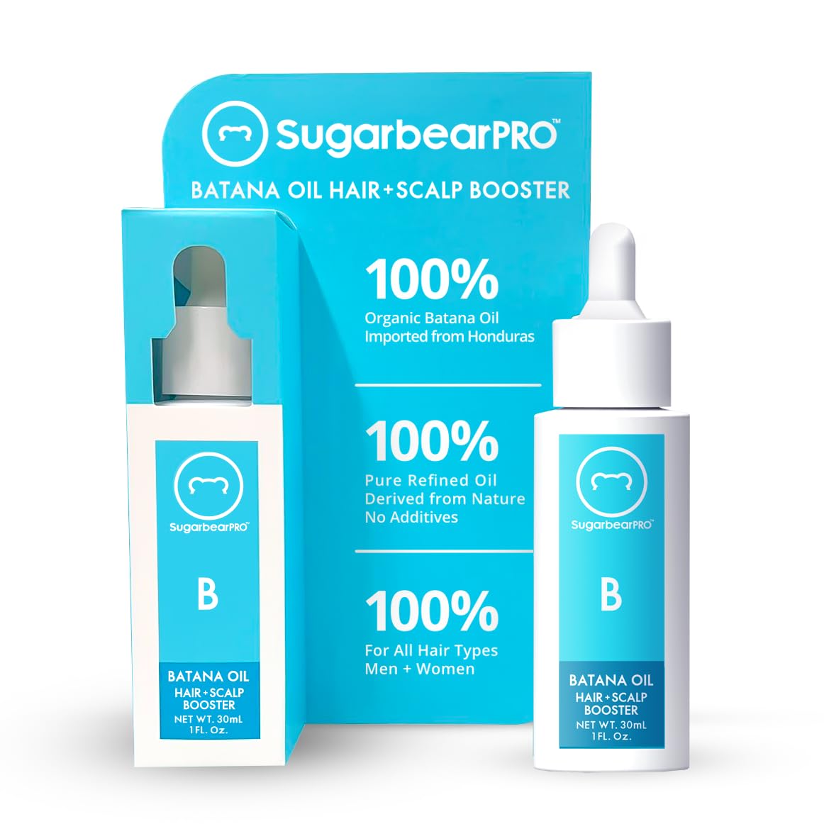 SugarbearPRO gummy in hand showing serving size and travel-friendly benefit