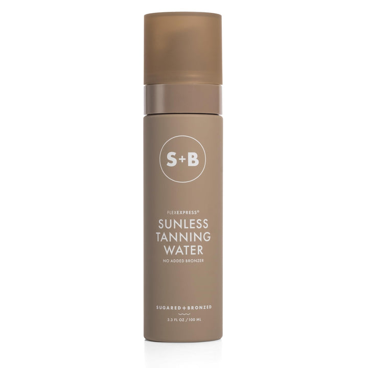 SUGARED + BRONZED front bottle view showing sleek packaging and easy use