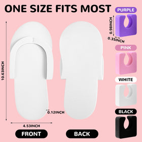 Suhine slipper beside hand showing scale and portable convenience
