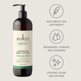Sukin bottle on bathroom shelf lifestyle shot suggesting daily ritual and pleasing scent