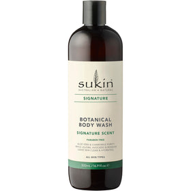 Sukin front packaging showing label and benefits, clear product visibility