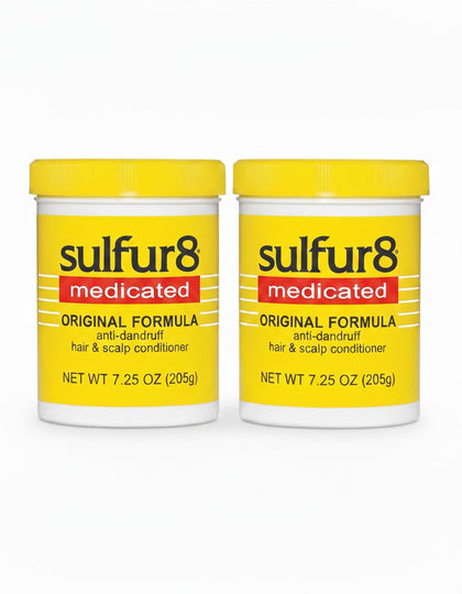 SULFUR8 front view of pack of two bottles showing label and size benefits