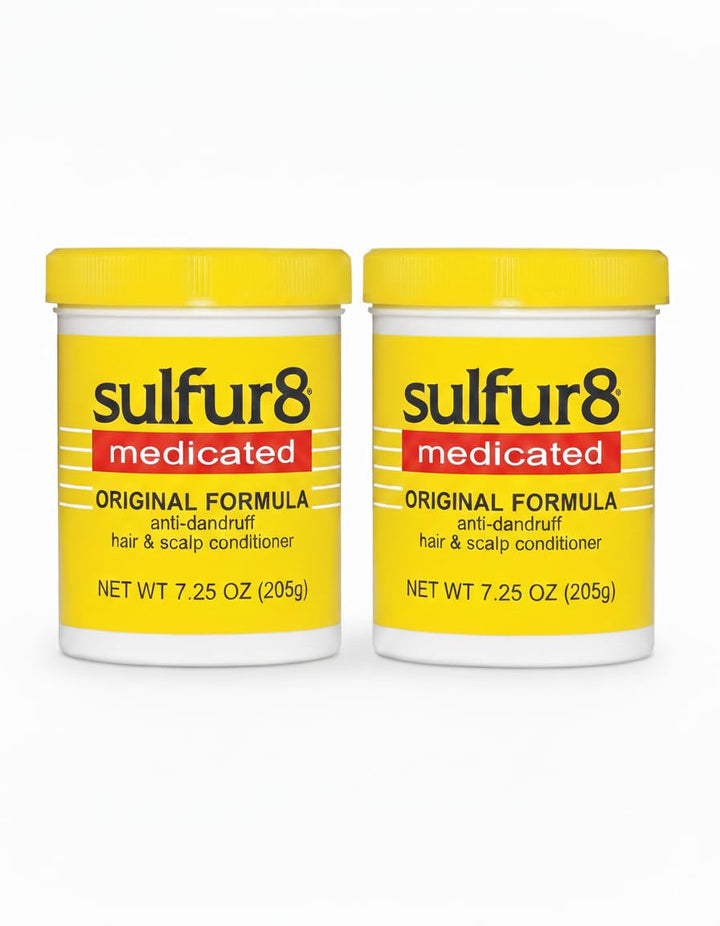 SULFUR8 front view of pack of two bottles showing label and size benefits