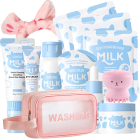 Sulily front packaging showing milk theme and full 12-piece set for cheerful routine