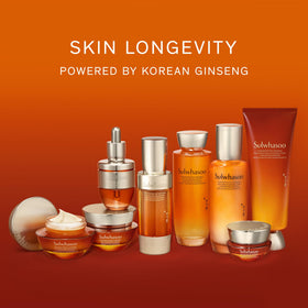 Sulwhasoo bathroom lifestyle setup showing ritual-ready cleanser and calm atmosphere