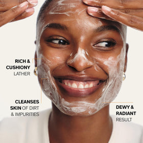 Sulwhasoo cleansing foam close-up texture demonstrating rich cushiony lather
