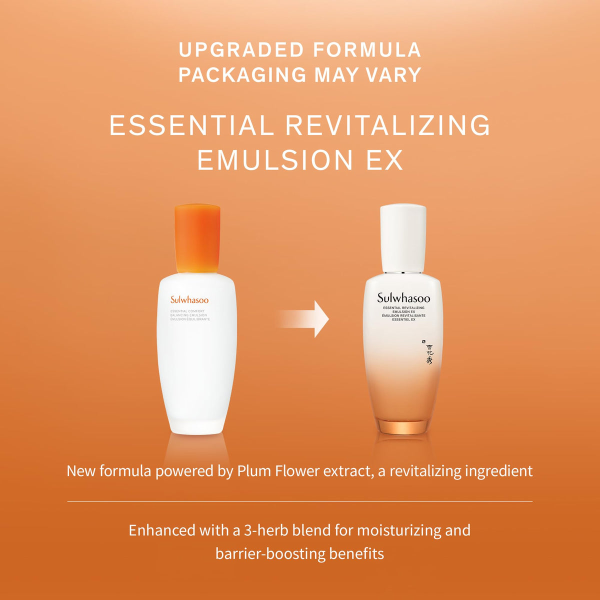 Sulwhasoo emulsion application on hand demonstrating smooth spread