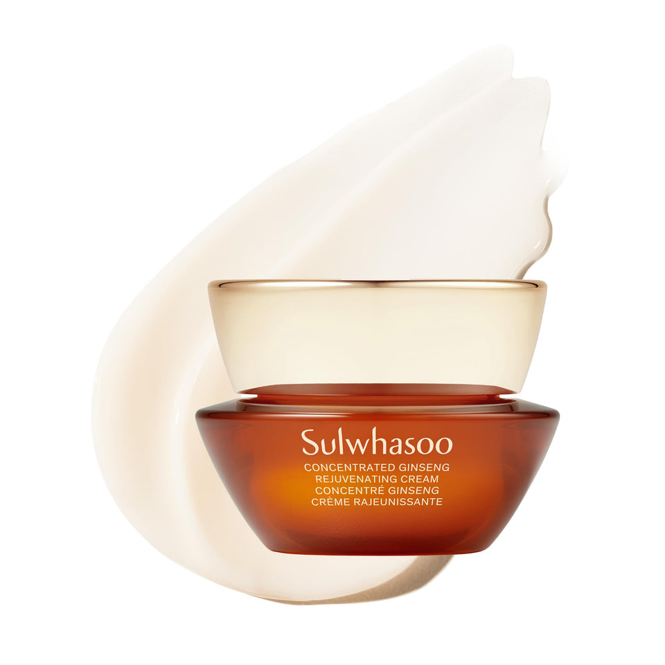 Sulwhasoo jar front view showing premium cream packaging and elegant presentation
