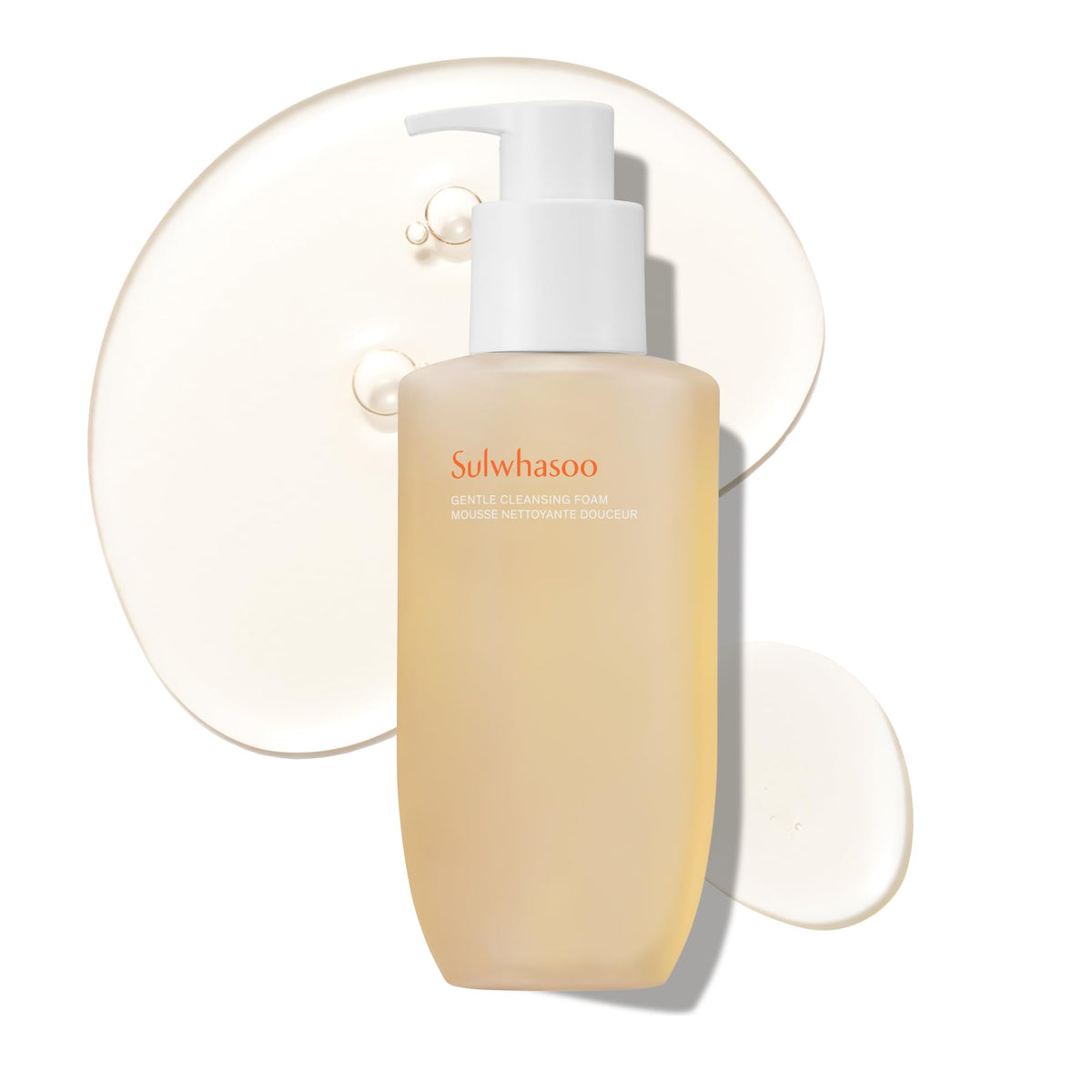 Sulwhasoo Gentle Cleansing Foam EX front view showing elegant packaging and volume