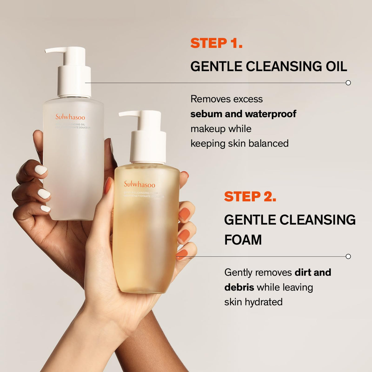Sulwhasoo Korean herbal oil complex ingredients bottle shows nourishing benefit