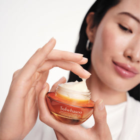 Sulwhasoo label closeup showing ingredient list for informed skincare choices
