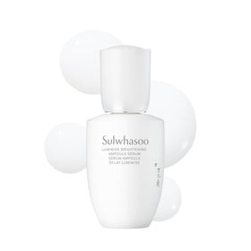 Sulwhasoo bottle front view showing sleek design and brand benefits