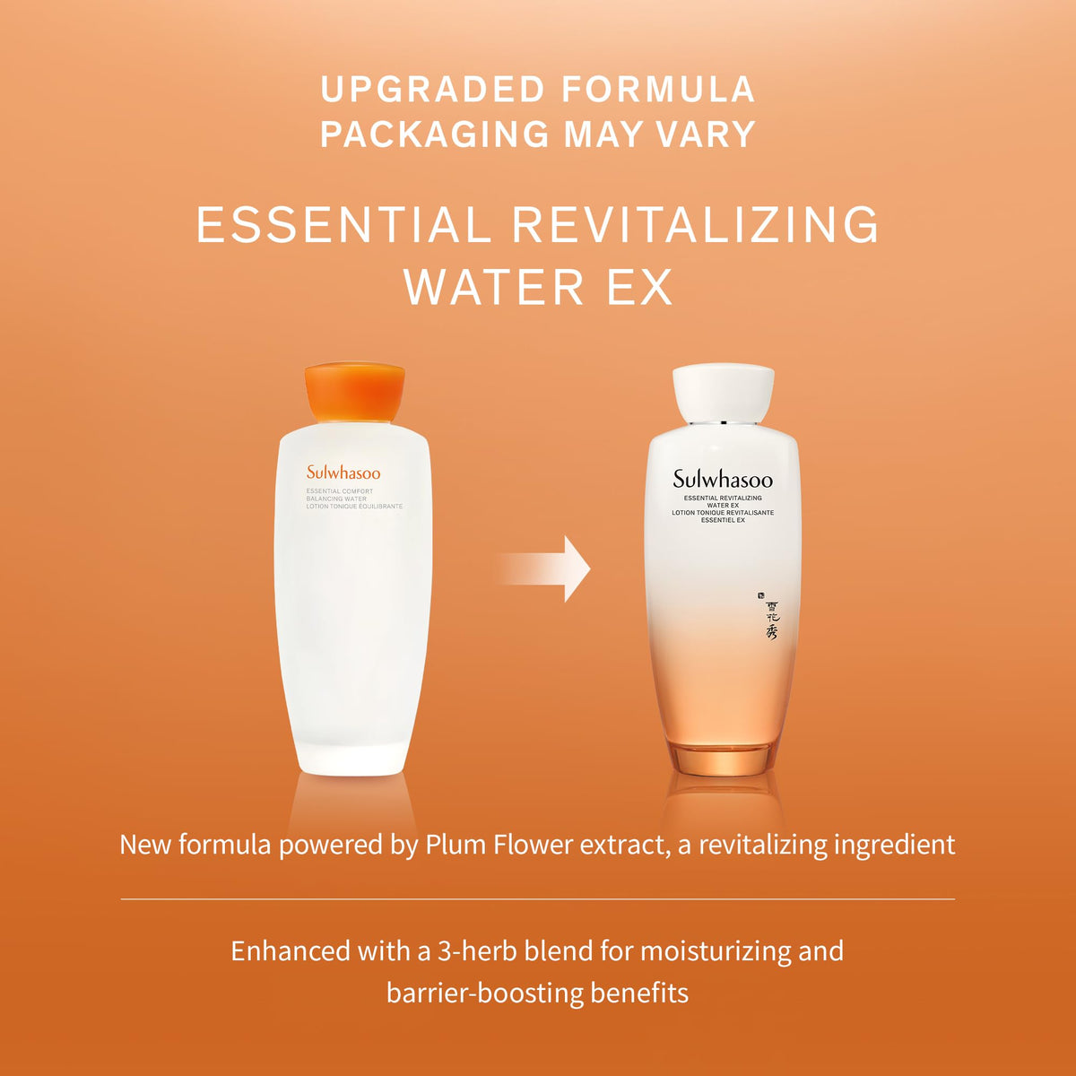 Sulwhasoo kept on bathroom shelf in a nighttime routine showing daily use