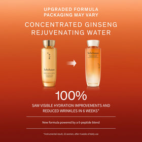 Sulwhasoo dispensing toner into hand for precise, waste-free application