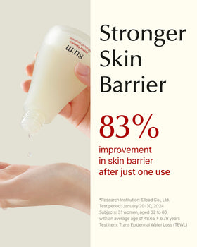 SU:M hand application demonstrating easy layering and visible hydration
