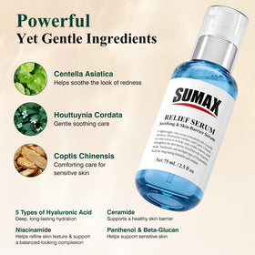 SUMAX texture droplet on hand highlighting lightweight, fast-absorbing hydration