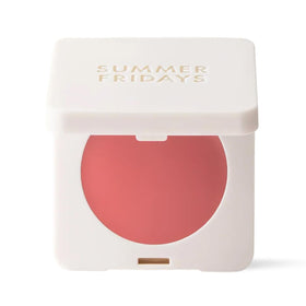 Summer Fridays front packaging showing blush balm in Soft Strawberry for quick identification