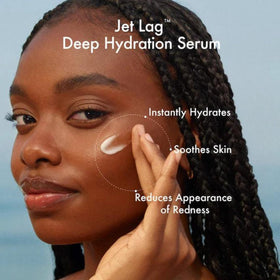 Summer Fridays Deep Hydration Serum dropper releasing serum to show concentrated moisture delivery