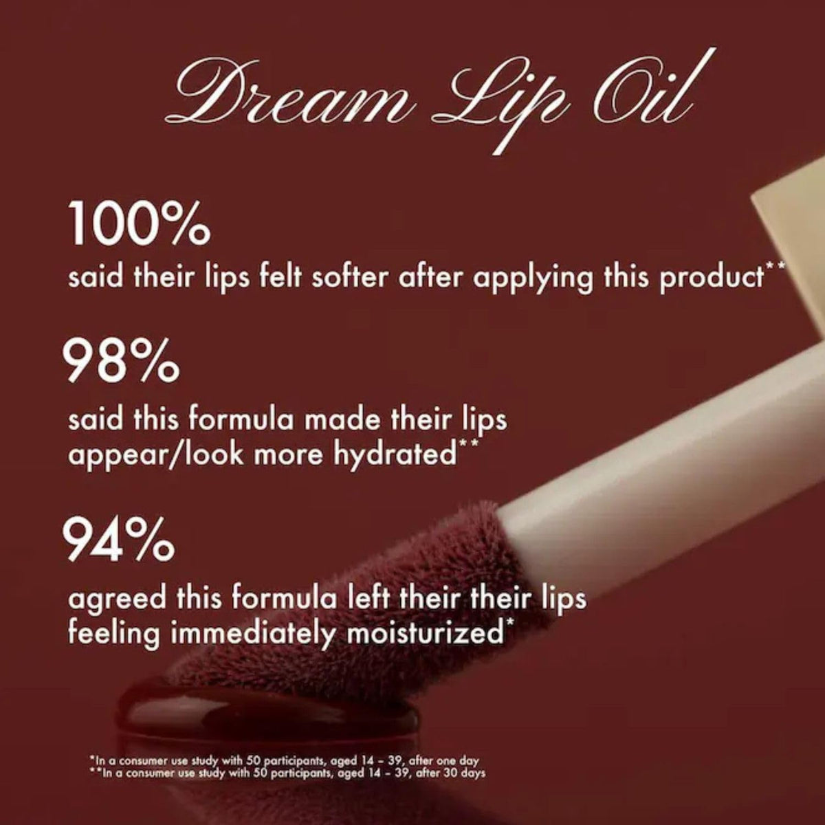 Summer Fridays doe-foot applicator with product for precise, even application benefit