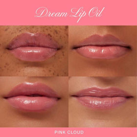 Summer Fridays on model lips showing Pink Cloud tint and soft shine