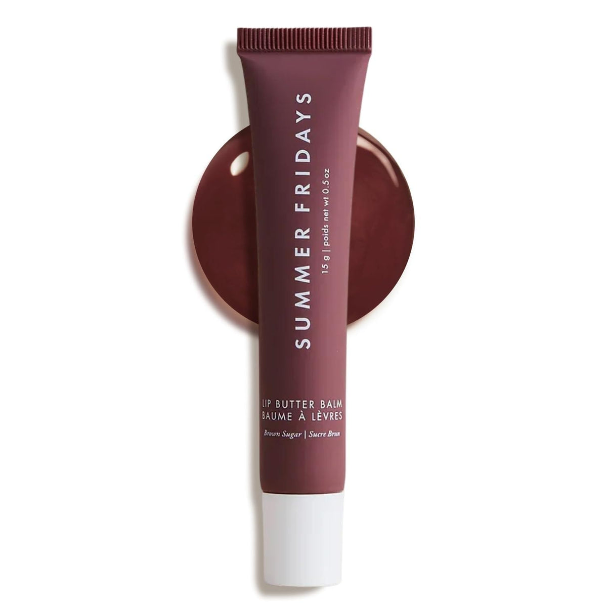 Summer Fridays front packaging showing balm tube and brand clarity