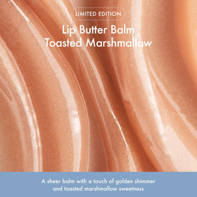 Summer Fridays Hot Cocoa Lip Butter on lips illustrating warm color payoff