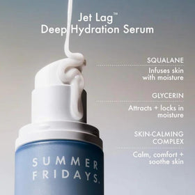 Summer Fridays Hydration Mist spraying to depict quick refresh and skin-soothing boost