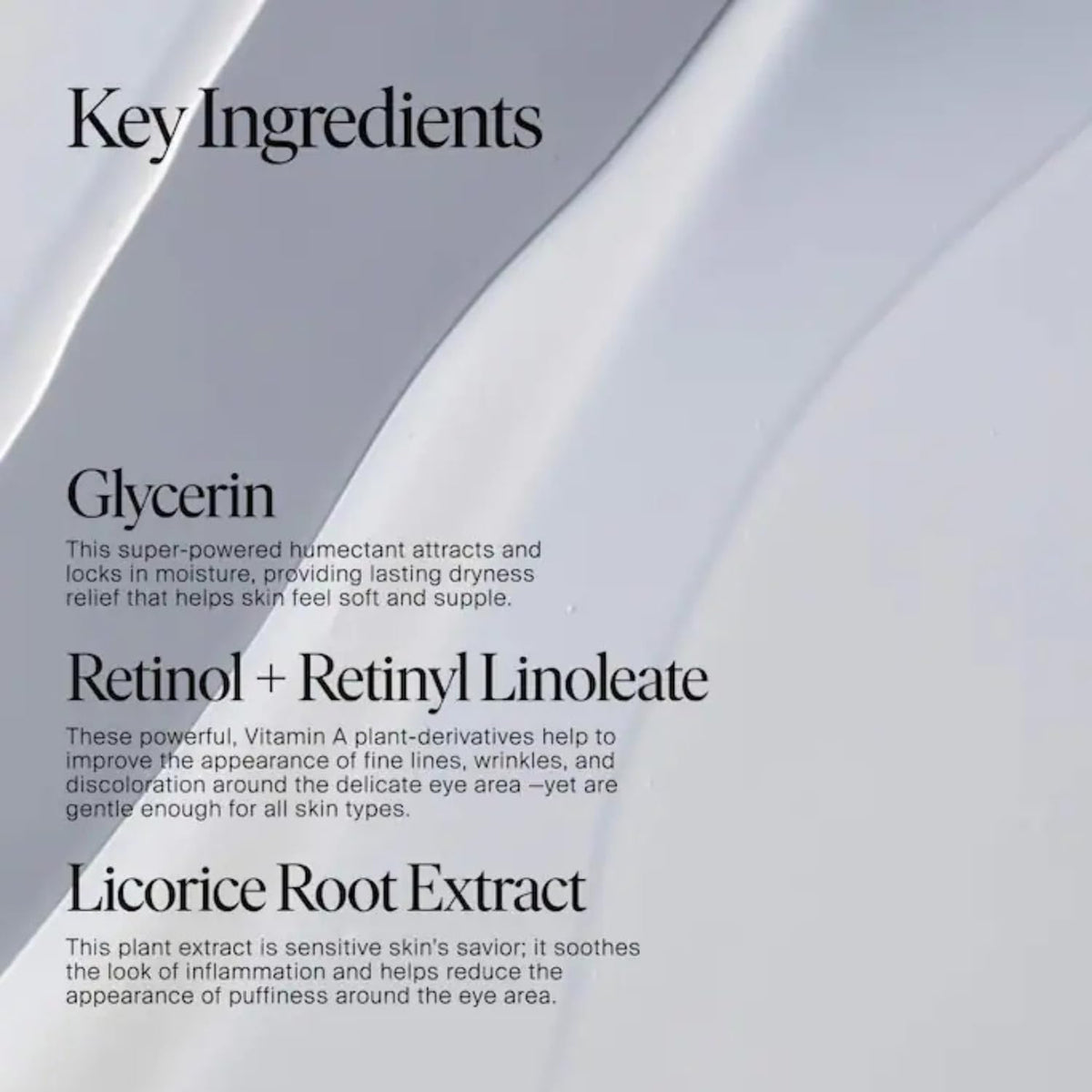 Summer Fridays ingredient focus on glycerin and ceramides for lasting hydration