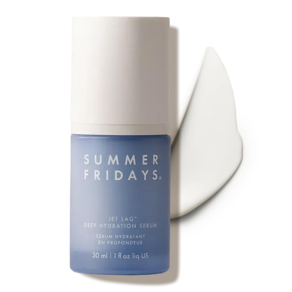 Summer Fridays front packaging showing bottle and branding, highlights portability