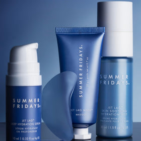 Summer Fridays Jet Lag mask texture close-up showing creamy hydration and spreadability benefit