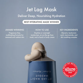 Summer Fridays Jet Lag Mask texture close-up showing lightweight hydration