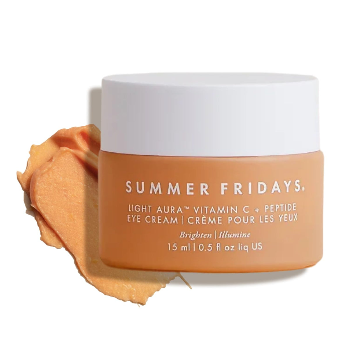 Summer Fridays jar front view showing clean packaging and brand benefit