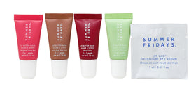 Summer Fridays close-up texture of balm revealing glossy, cushiony finish for smooth application