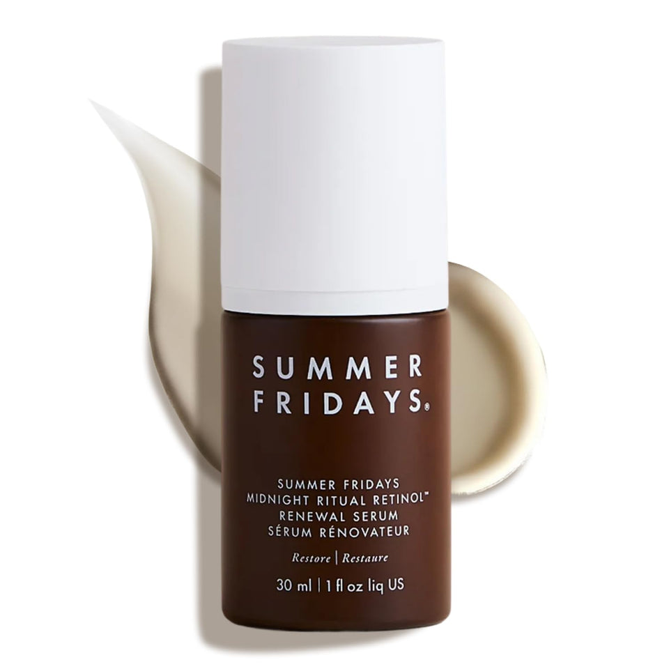 Summer Fridays front bottle showing sleek label and clear benefit